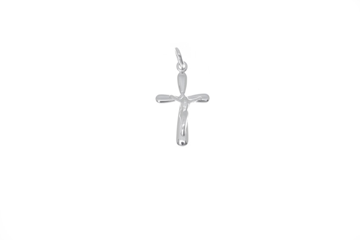 Colgante plata 925 cruz con cristo 