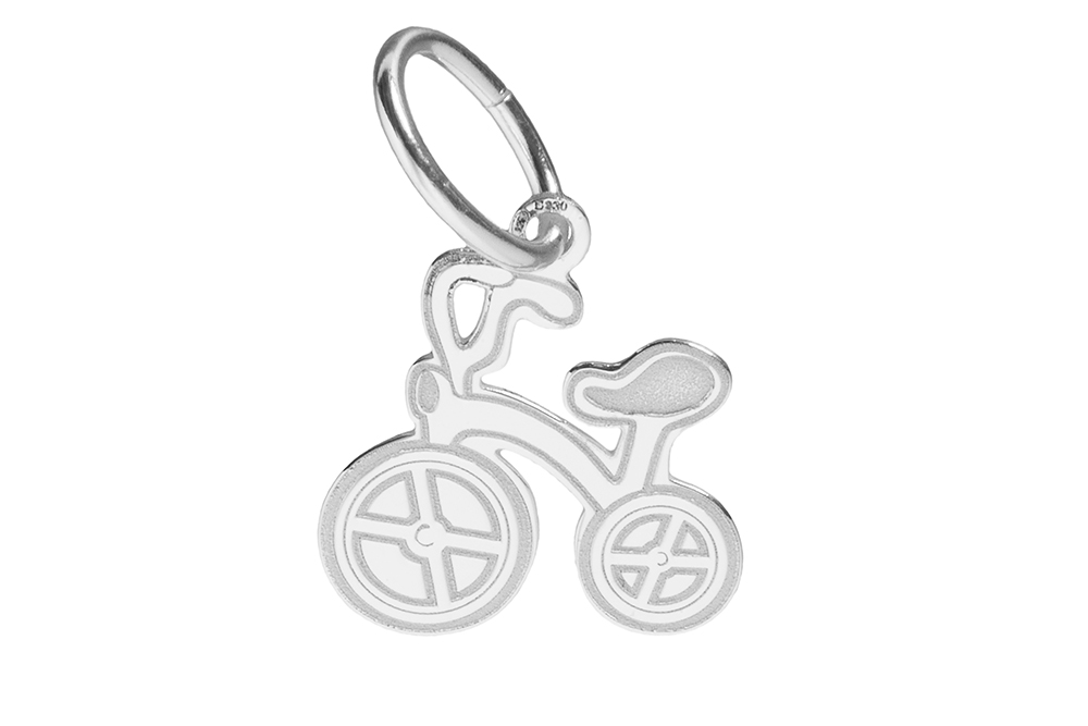 Colgante plata 925 triciclo 
