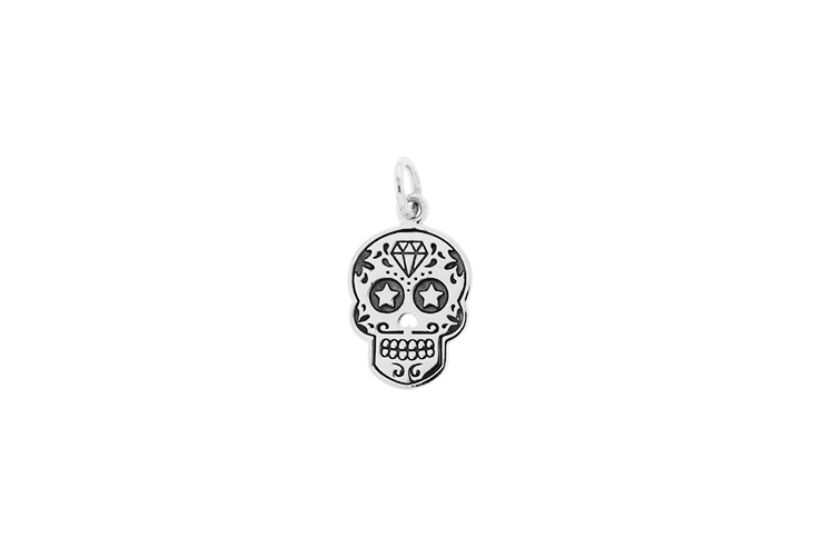 Colgante plata 925 calavera 
