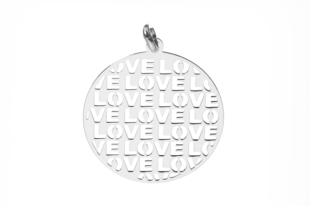 Colgante plata 925 love love 
