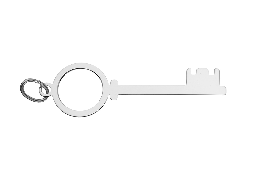 Colgante plata 925 llave 