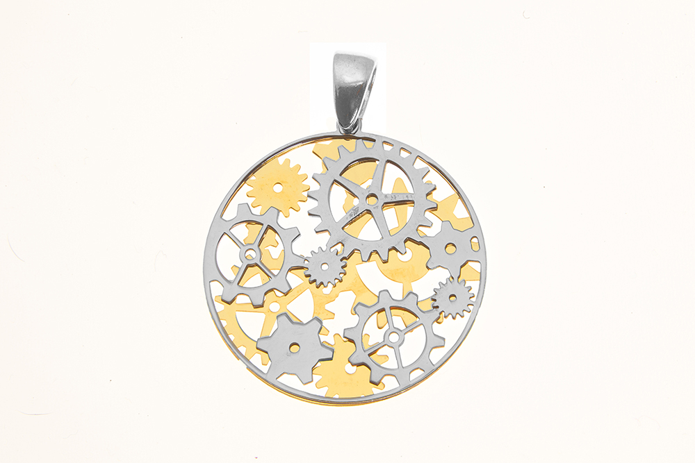 Silver 925 clock pendant