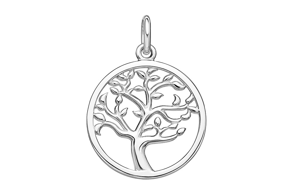 Colgante plata 925 arbol de la vida con anilla 