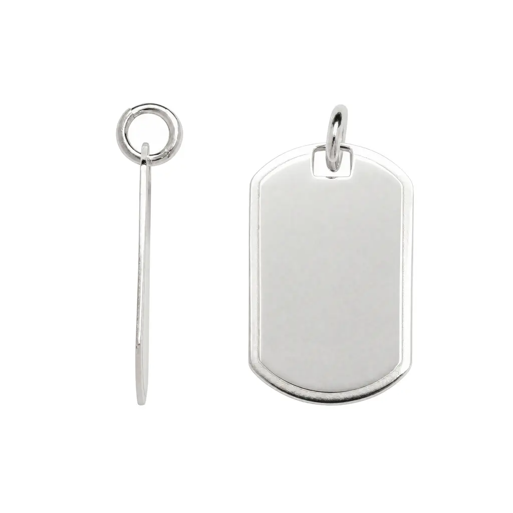 [15167P00000000PL] Colgante plata 925 placa con anilla 