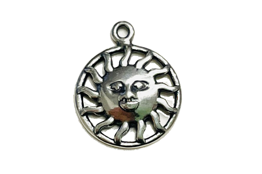 Colgante plata 925 sol charm