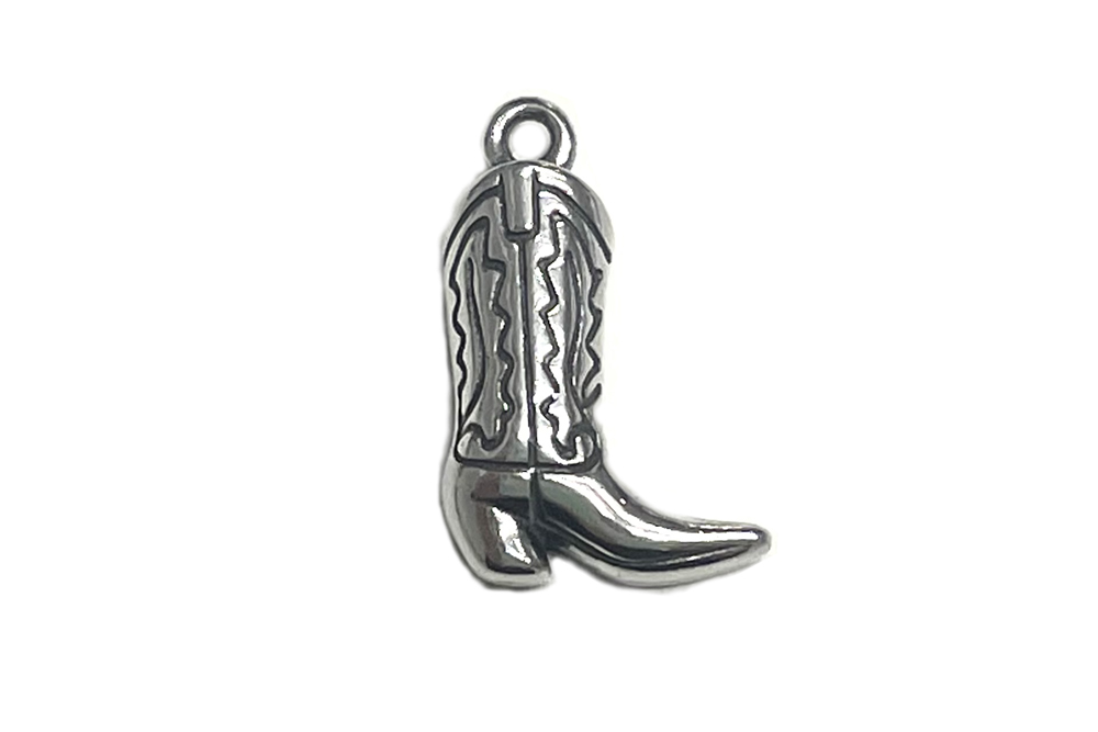 [16142POX] Sterling silver boot charm