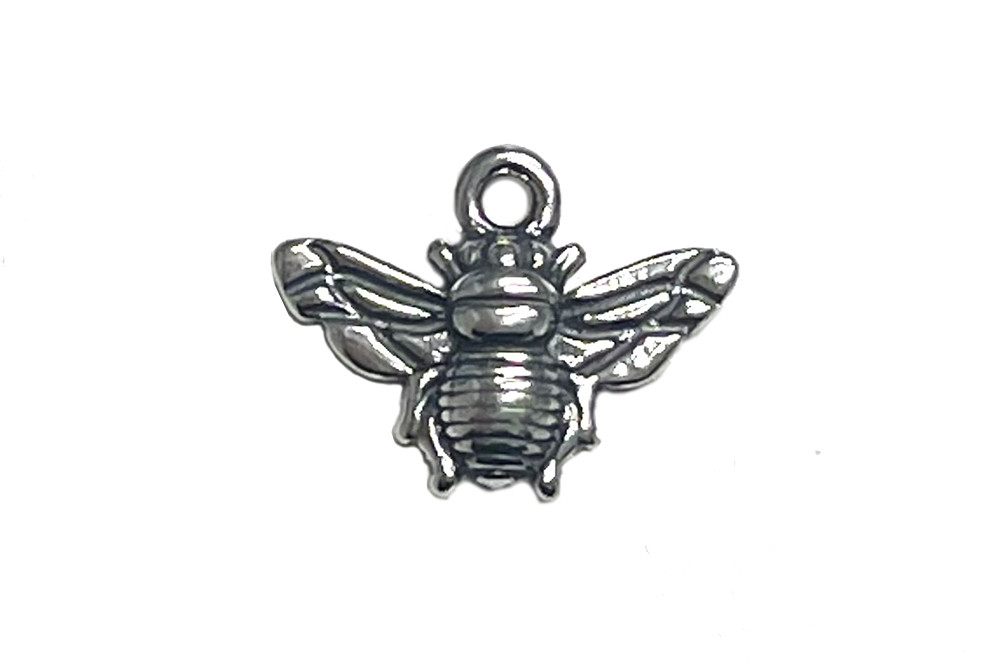 Sterling silver bee charm