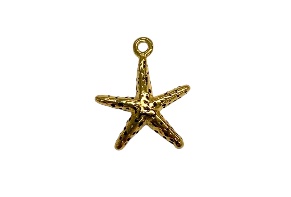 Sterling silver charm starfish