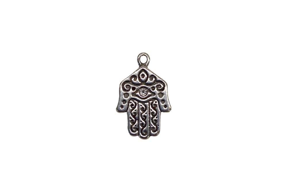 Colgante plata 925 charm mano de fatima