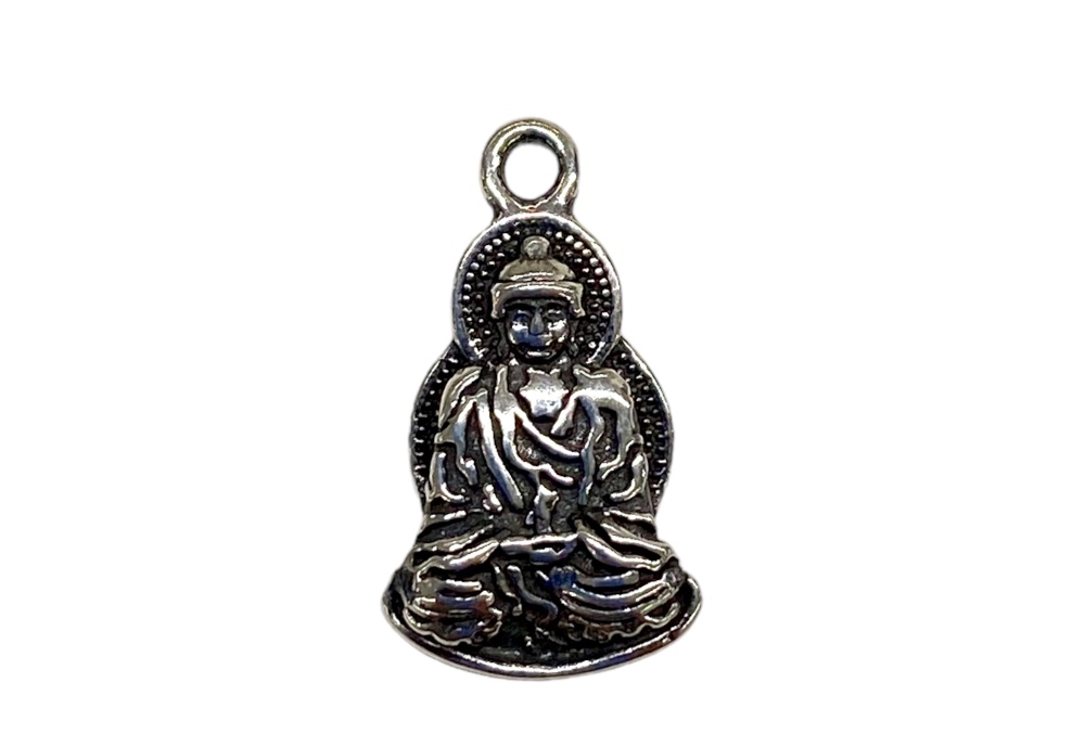 [16281POX] Sterling silver buddha charm
