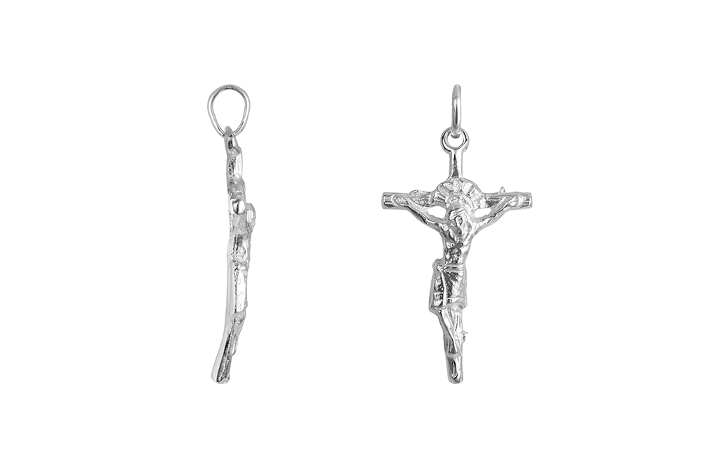 [16430PM380PL] Colgante plata 925 cruz Cristo de Lepanto