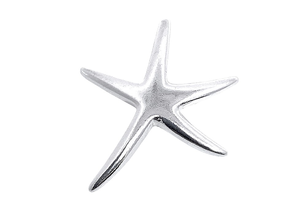 Sterling silver star fish pendant