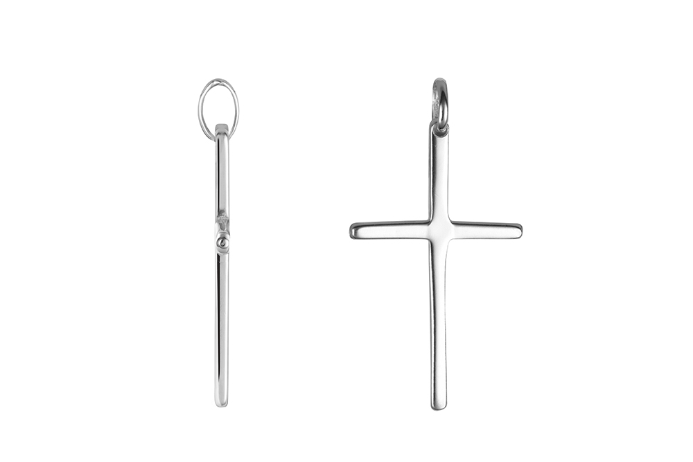 Colgante plata 925 cruz 34x21mm