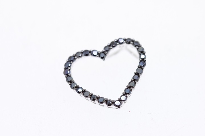 Pendant silver 925 white cz