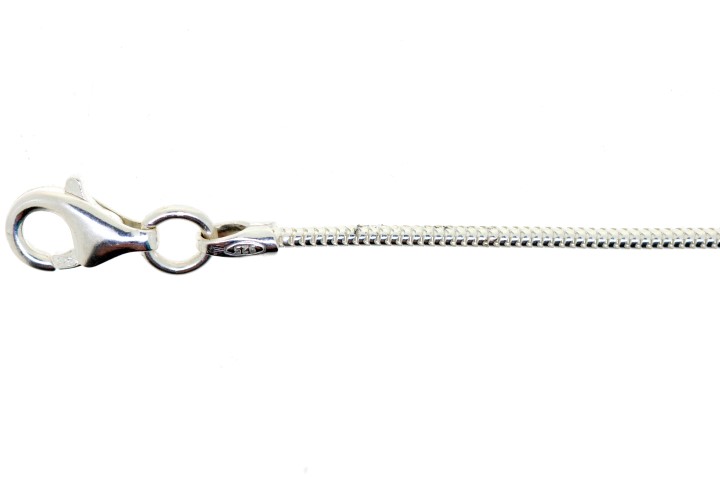 [03113C4000PL] Real snake chain 120 cdt 80cm sterling silver (40 cm)