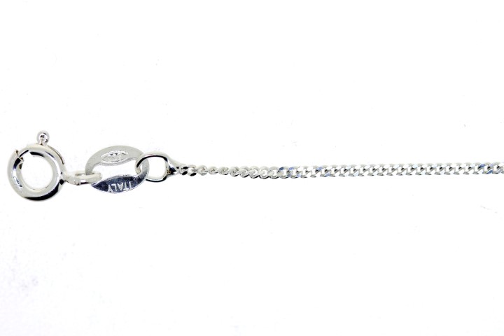 Cadena plata 925 barbada diamantada 2 lados 030 1mm