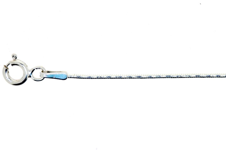 Fancy round snake chain 020 50cm sterling silver