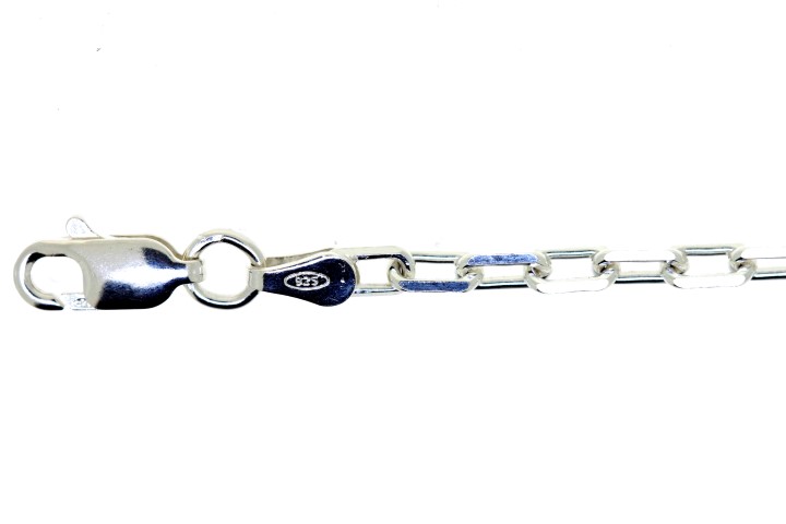 [04537C5000PL] Dc anchor chain 080 60cm sterling silver (50 cm)