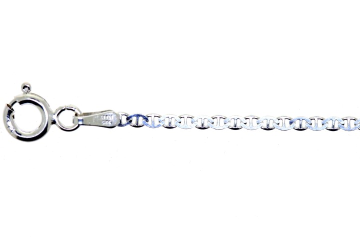 Extra flat marine chain 040 45cm sterling silver