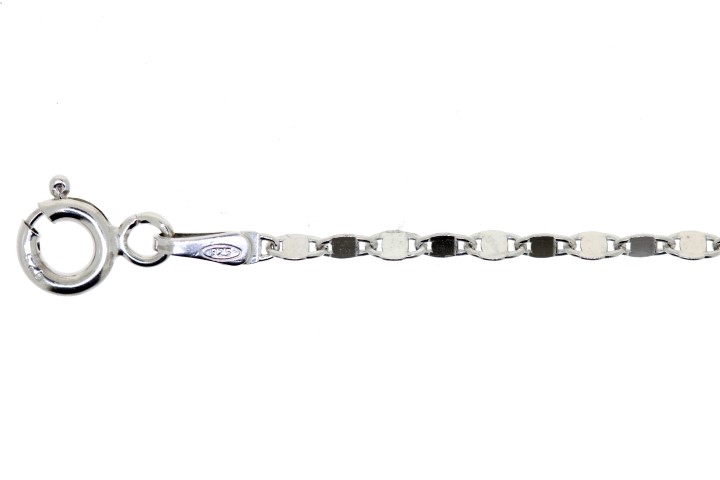 Cadena rolo con cuadrado diamantada 040 