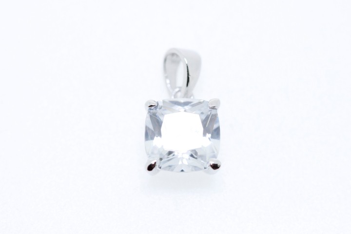 [053150001ZBL] Colgante plata 925 cz cuatro grapas  (Blanca)