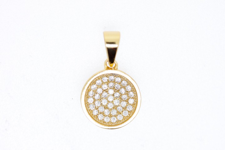 Pendant silver 925 cz micro-setting