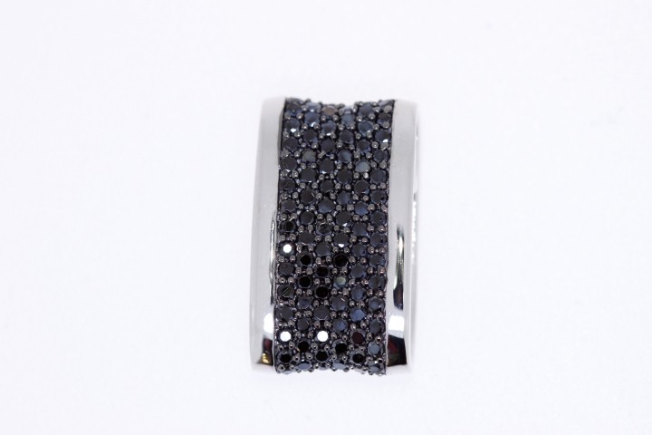 Colgante plata rodiada cz 