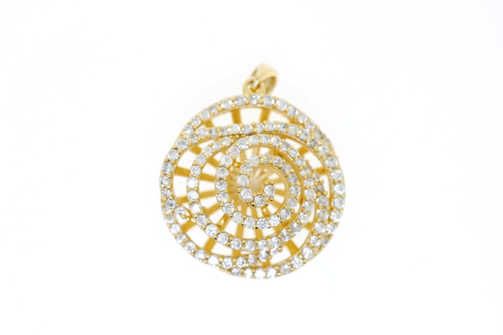 Colgante plata 925 cz microsetting 