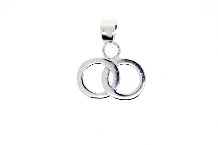 Colgante charm plata 925 simbolo infinito 