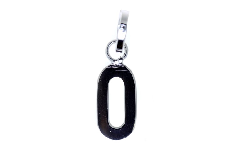 [06181N0000PL] Colgante plata 925 numeros  (Número 0)