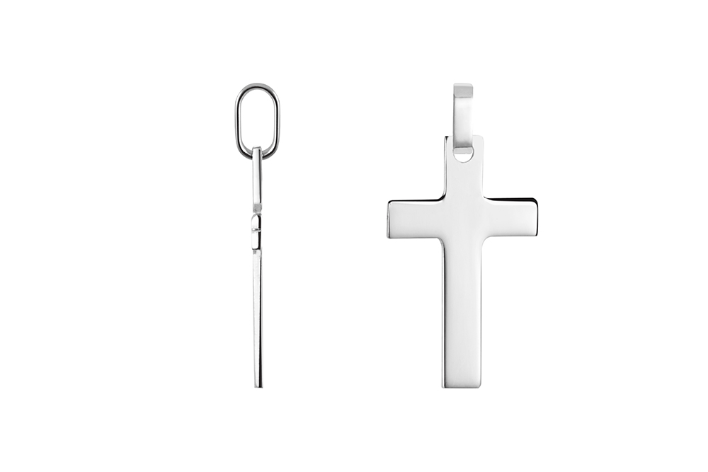 Colgante plata 925 cruz 15x23mm