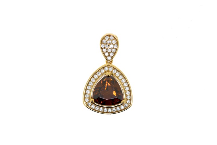 Colgante plata 925 micropave zirconita 