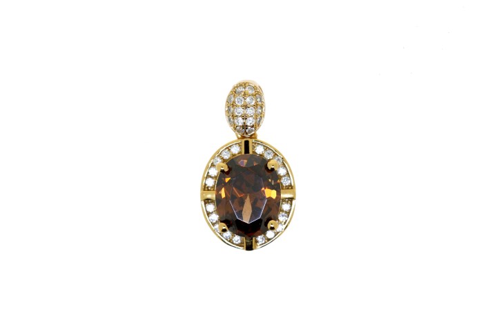 Colgante plata 925 micropave zirconita 