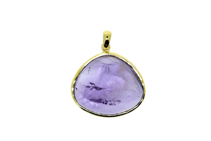[068230002RAM] Colgante plata 925 piedra semi preciosa  (Amatista)