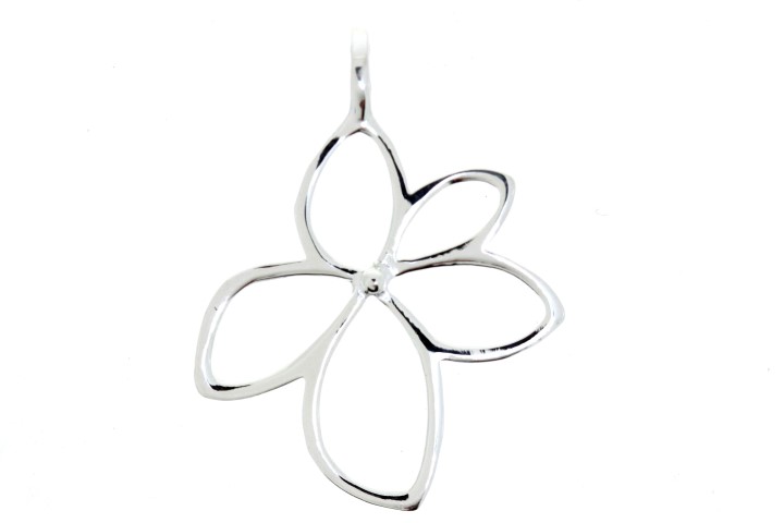 Silver 925 pendant flower