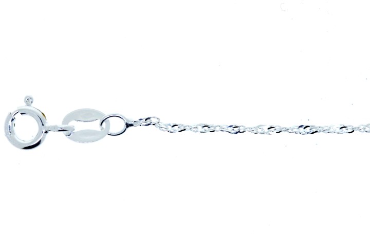 Singapore chain 020 45cm sterling silver