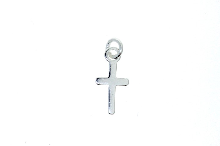 Colgante charm plata 925 cruz