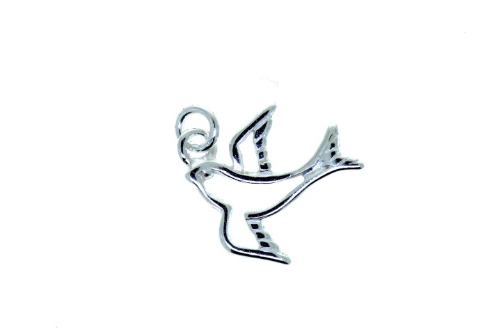 Silver 925 charm dove