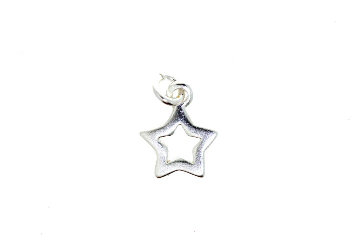 Colgante charm plata 925 estrella 