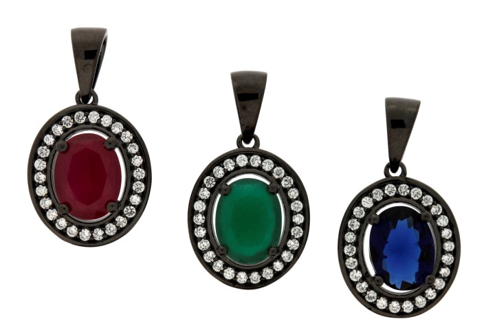 Colgante plata 925 zirconita 