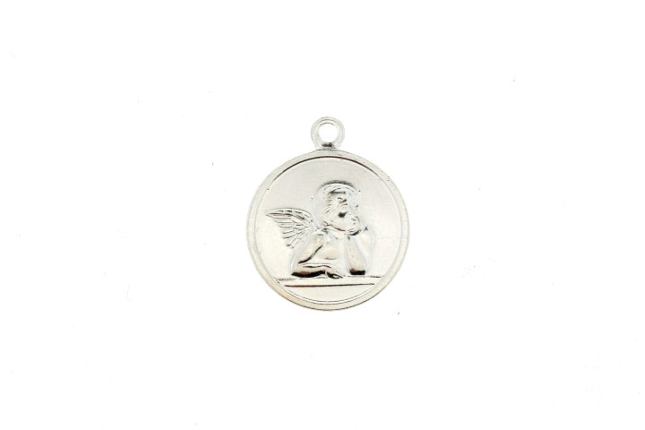 Colgante charm plata 925 angelito grande 