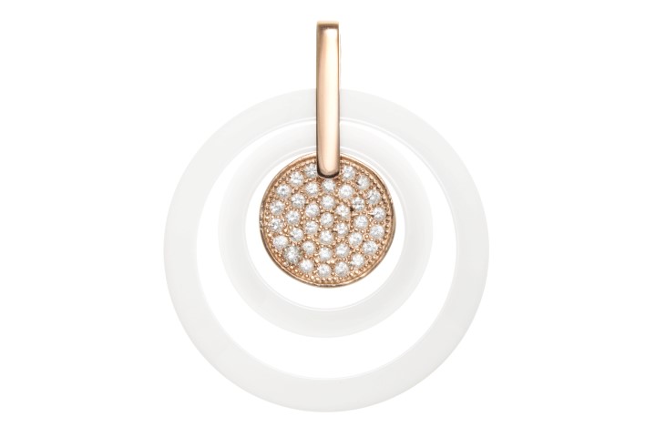 Colgante plata 925 ceramica con zirconita 