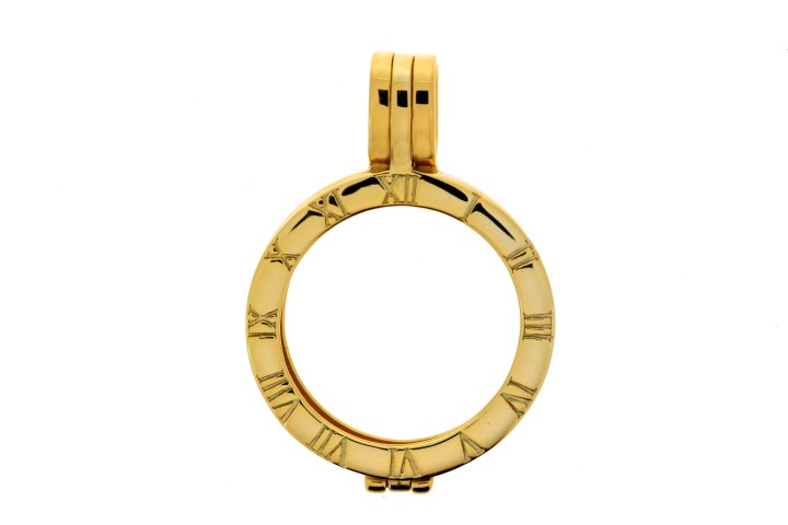 Colgante plata 925 porta moneda 