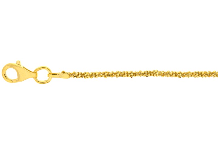 [07853C8000DO] Margherita chain 030 80cm rose gold plated (Gold plated)