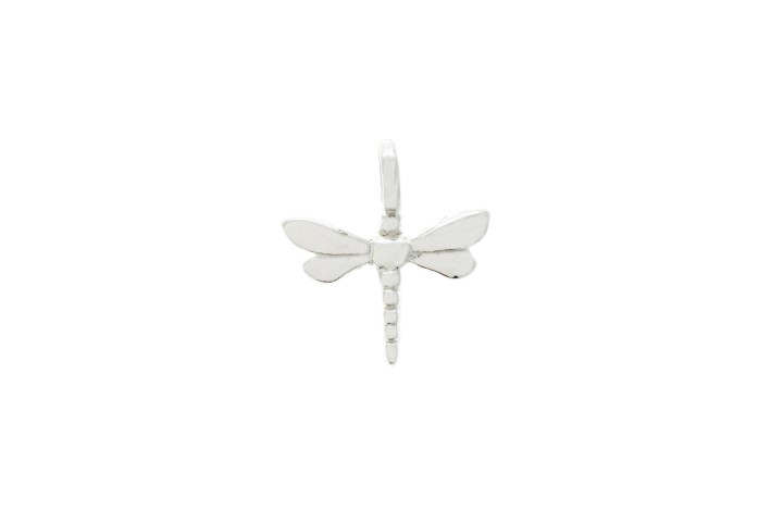 Colgante charm plata 925 libelula