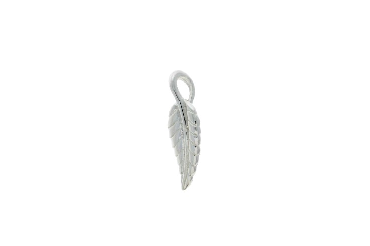 Colgante charm plata 925 hoja 