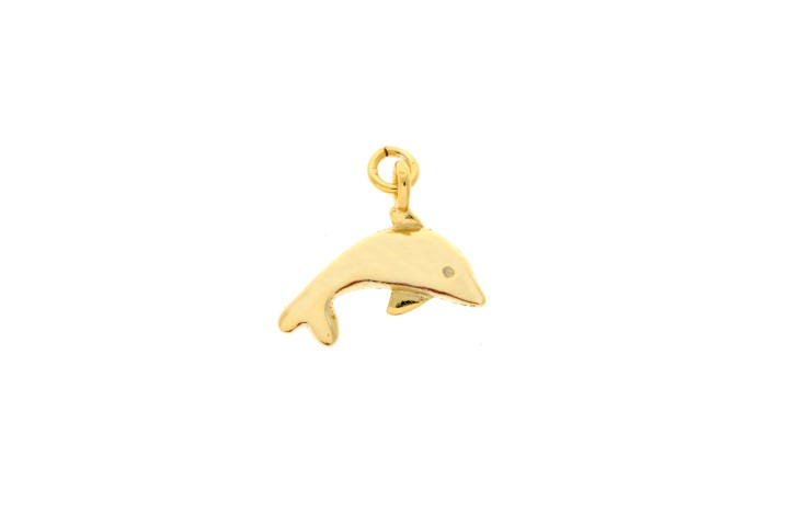 Colgante charm plata 925 delfin