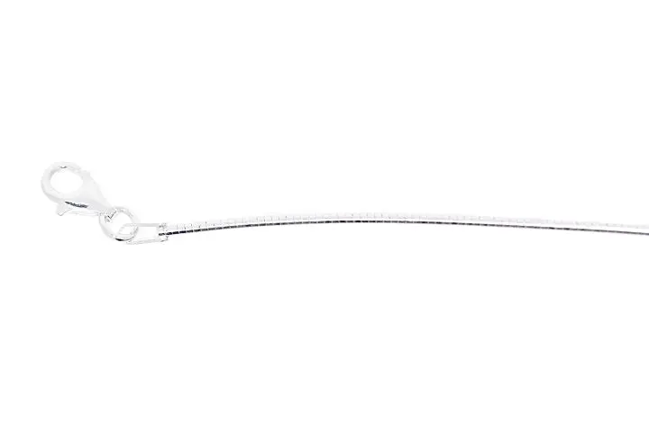 [07972C4500PL] Omega chain 200 45cm sterling silver (Sterling silver)