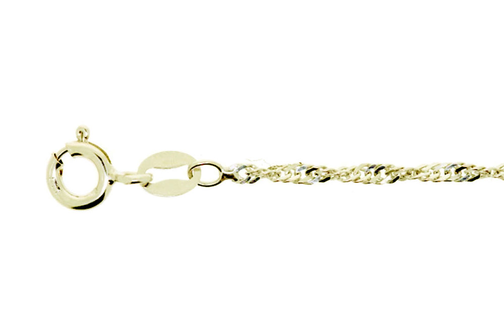 Singapore chain 035 50cm sterling silver