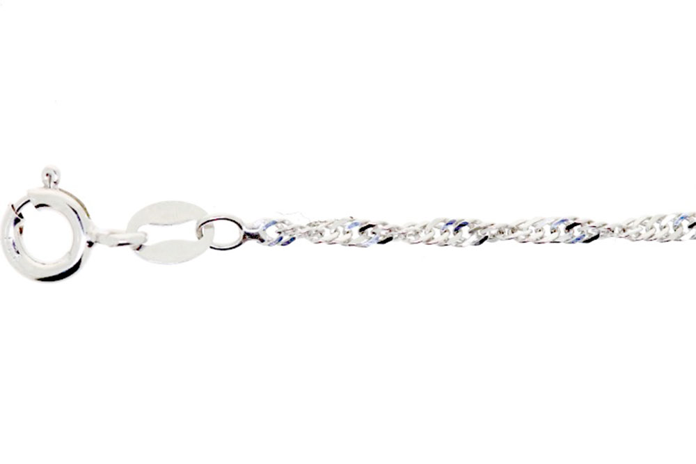 Singapore chain 035 50cm sterling silver